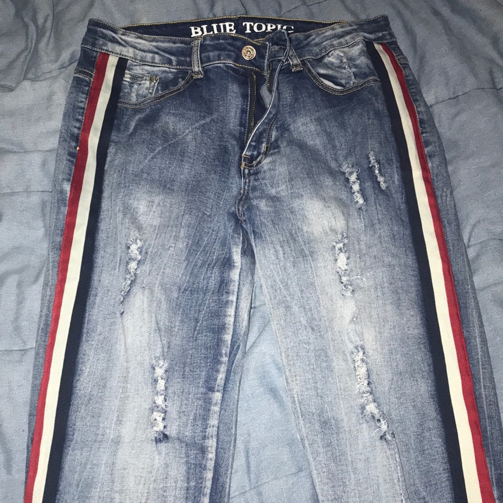 Blue Topic blue jeans worn once